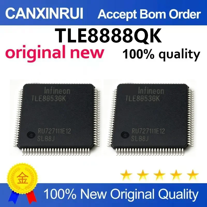 （5pcs-100pcs）Brand new original TLE8888QK package LQFP100 professional power battery management chip IC