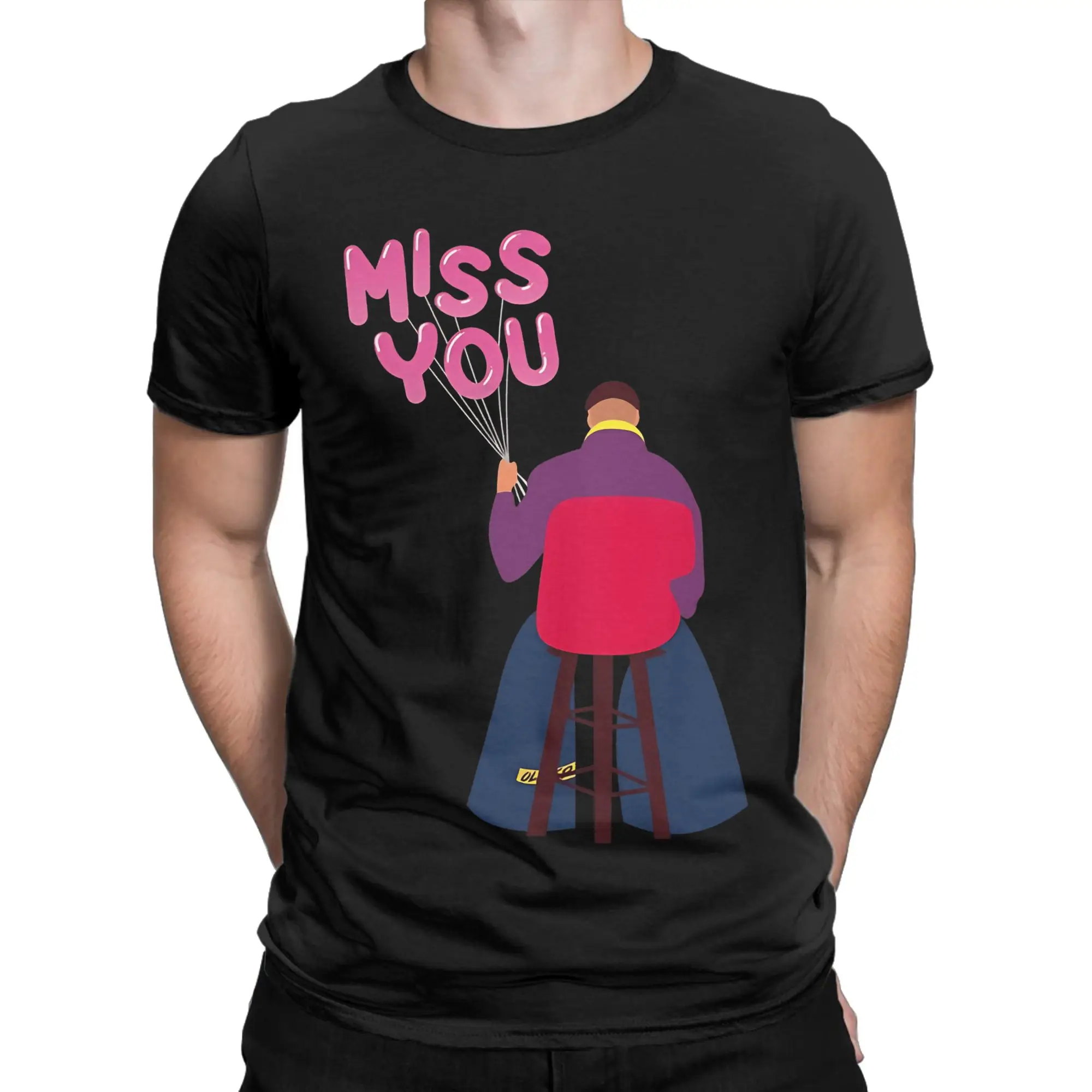 Oliver tree robin schulz Miss you T Shirts Men Cotton Vintage T-Shirt Round Neck  Tees Short Sleeve Clothing Gift Idea