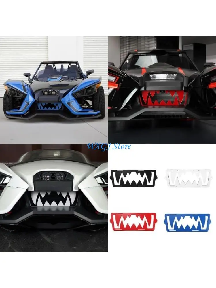 

37JE Grille Teeth Insert for Vehicle Radiator Protector Decor Easy Installation