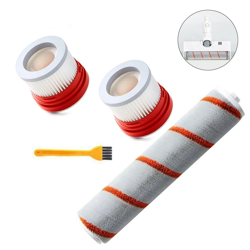 Xiaomi Dreame用HEPAフィルターローラーブラシ,コードレス掃除機アクセサリー,v9,v10,v11の交換部品