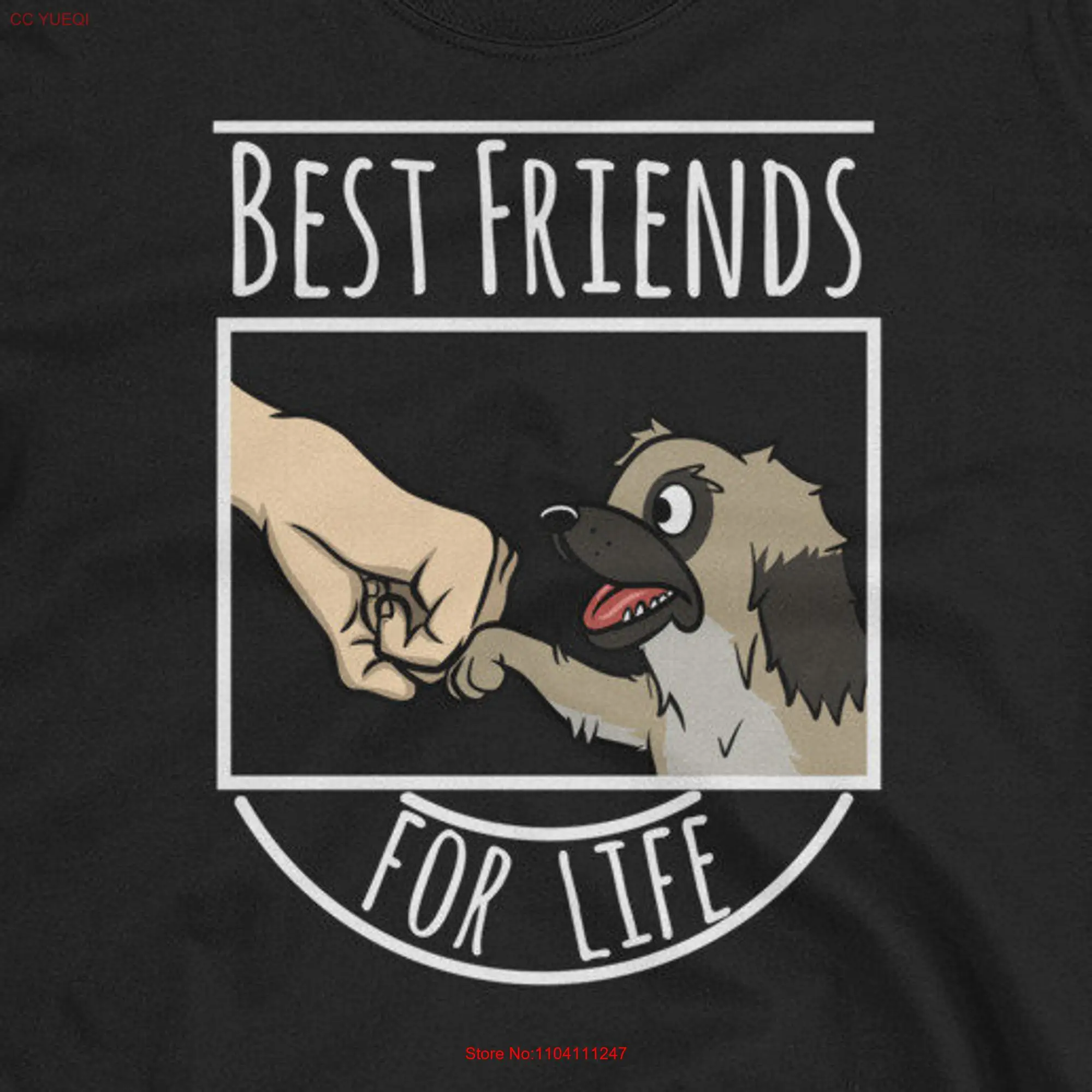 Pekingese Best Friends For Life T Shirt Funny Dog long or short sleeves