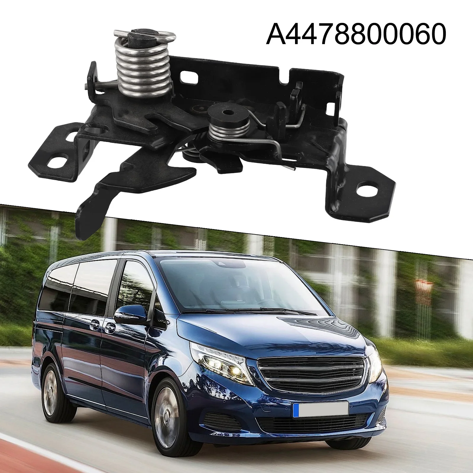 Newest 1pcs Black OEM Number A4478800060 Hood Lock For Mercedes For Vito W447 2016+ Replacement Car Accessories