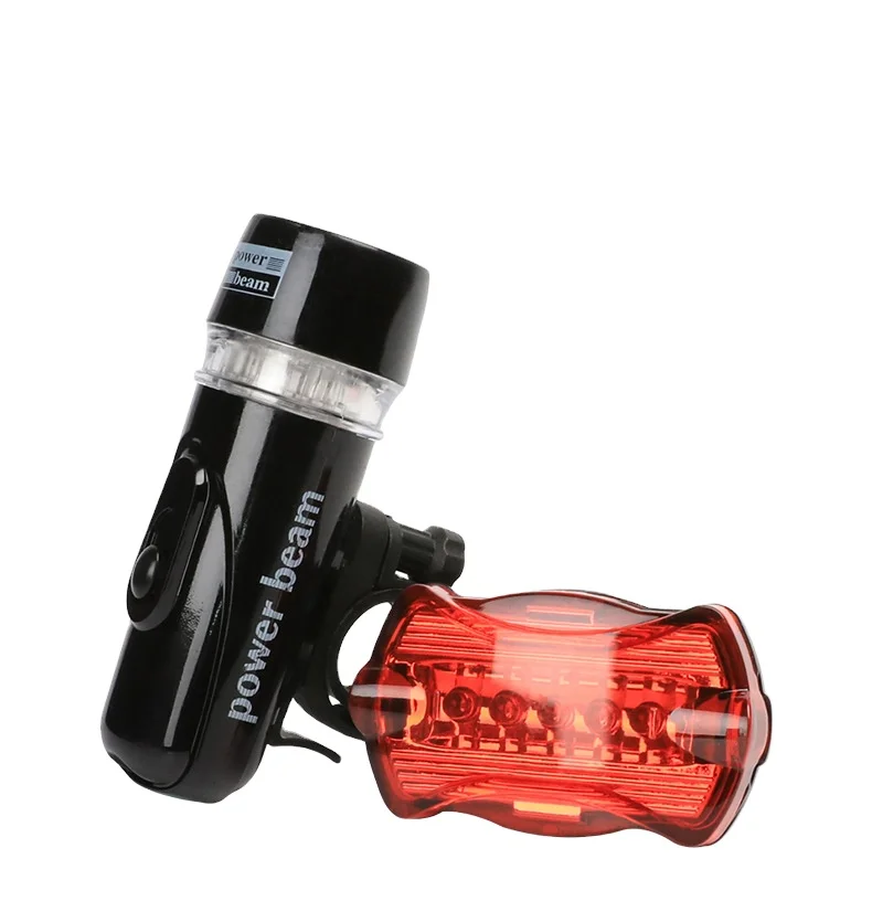 

5LED Bike Front Rear Light Set Howlighting Outdoor Battery Waterproof Bicycle Lamp Tail Light LED Bicycle Light Set