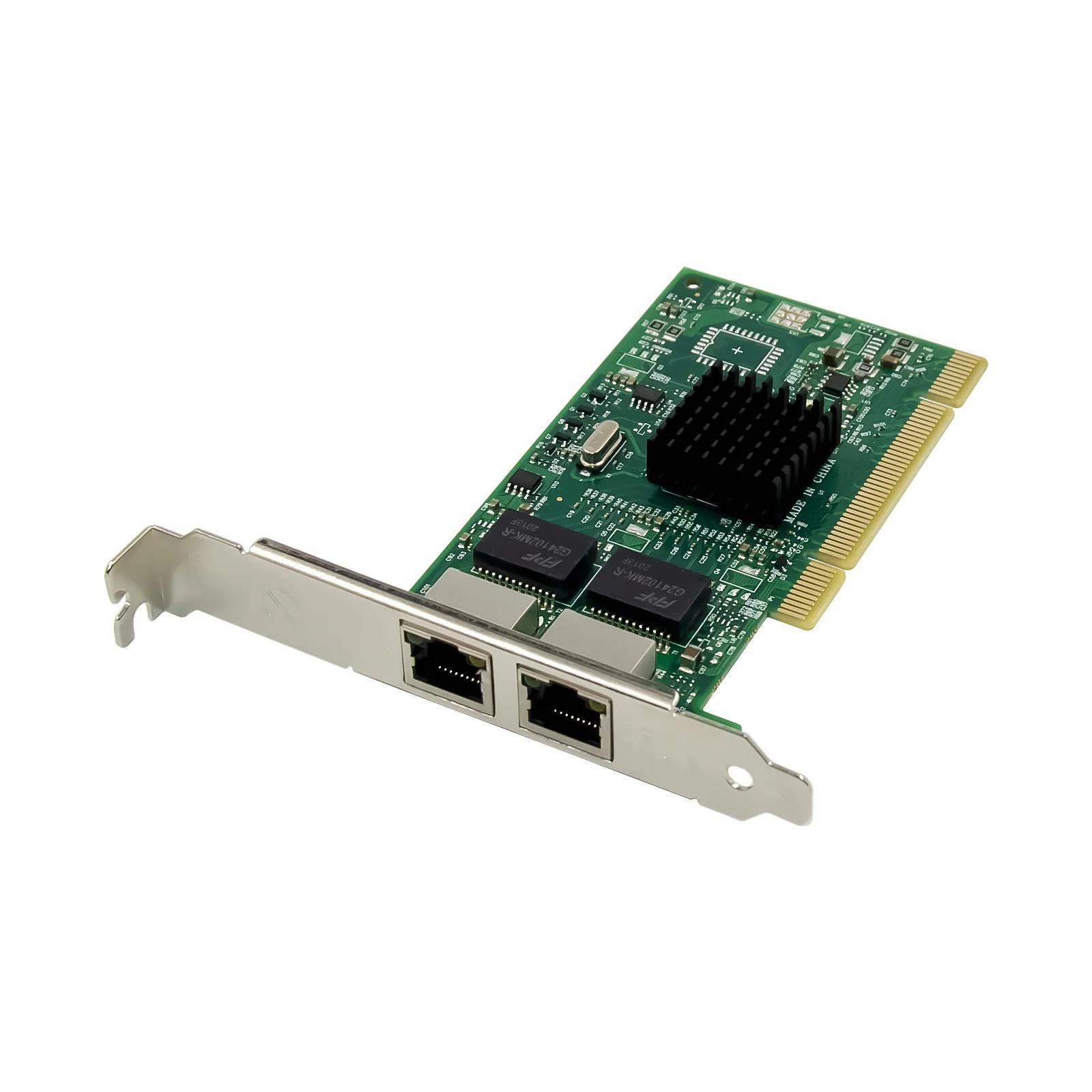 

Dual RJ45 Port PCI Gigabit Server Network Adapter 10/100/1000Mbps with Intel 82546 Network Card NIC