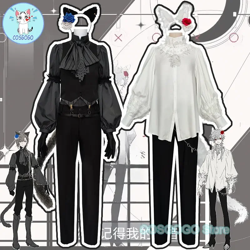 

COSGOGO Kuzuha Kanakana Cosplay Costume Vtuber Nijisanji Halloween YouTuber Outfits Women New Suit Uniform