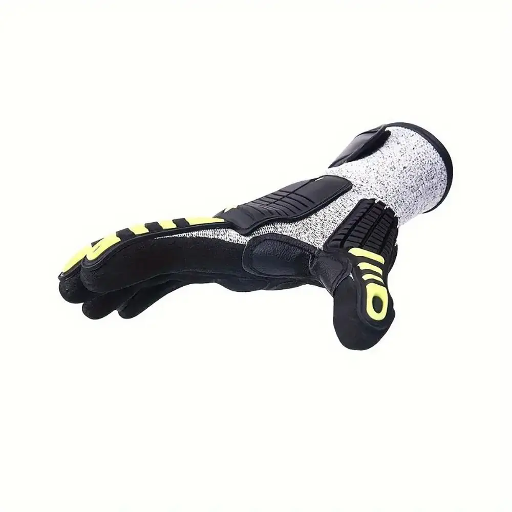 1 زوج المضادة للاهتزاز حماية قفازات العمل في الهواء الطلق الإنقاذ المستوى 5 مكافحة قطع المضادة للتصادم قفازات مكافحة تحطيم S/M/L/XL/2XL