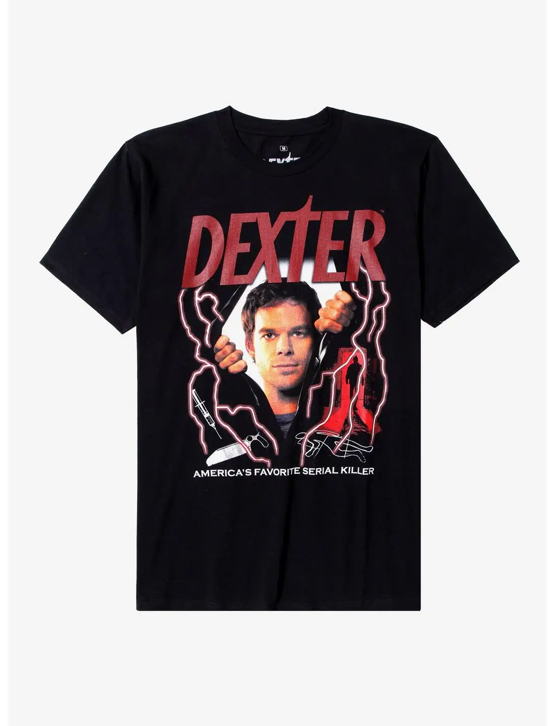 Dexter Americas Favorite Serial Killer T-Shirt Graphic Mens Womens Oversized Y2k Casual Cotton Round Neck Female Male Clothing