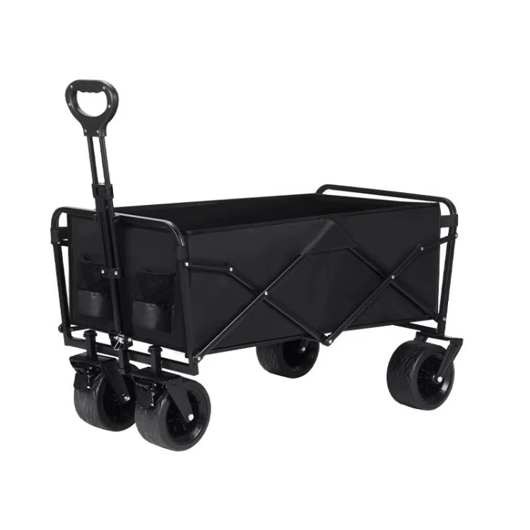

Hot-selling Camping Trolley Wagon Garden Cart 4 Wheels Folding Market Trolley Product