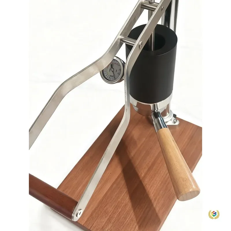 Portable Manual Espresso Maker Hand Press Coffee Machine Compact Semi Automatic Home Brewing Device For Fresh Ground Beans