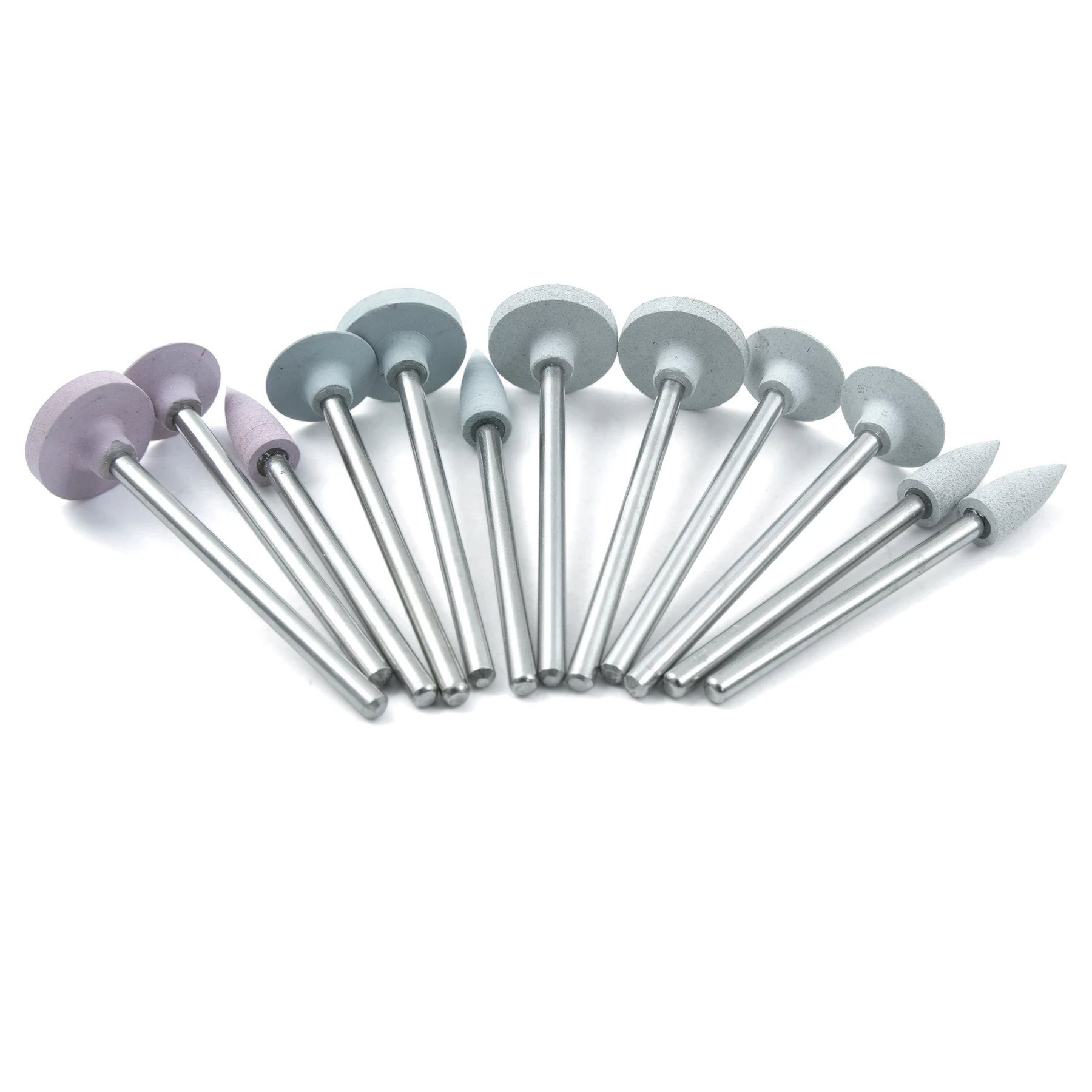 Well CK HP0312 Dental Porcelain Teeth Polishing Kits Denspay 12pcs/Box Composite Resin Set Silicone Disposable Polishers