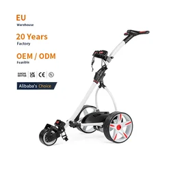 Golf Carts Electric 2 Motors Remote Control Electric Golf Trolley 3 Wheels Folding Scooter Golf