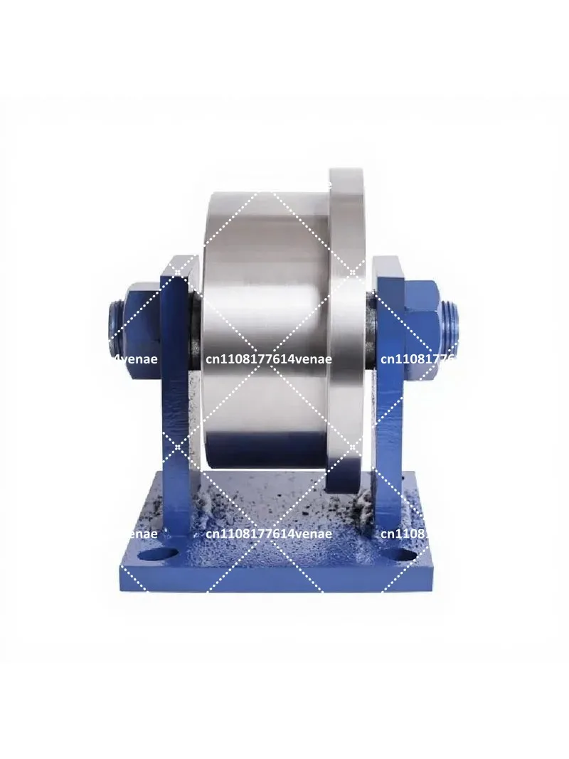 Cast Steel Railway Wheel for Track Construction, Heavy Duty Unilateral Pulley, T-Square Steel Wheel for Metro & Rail