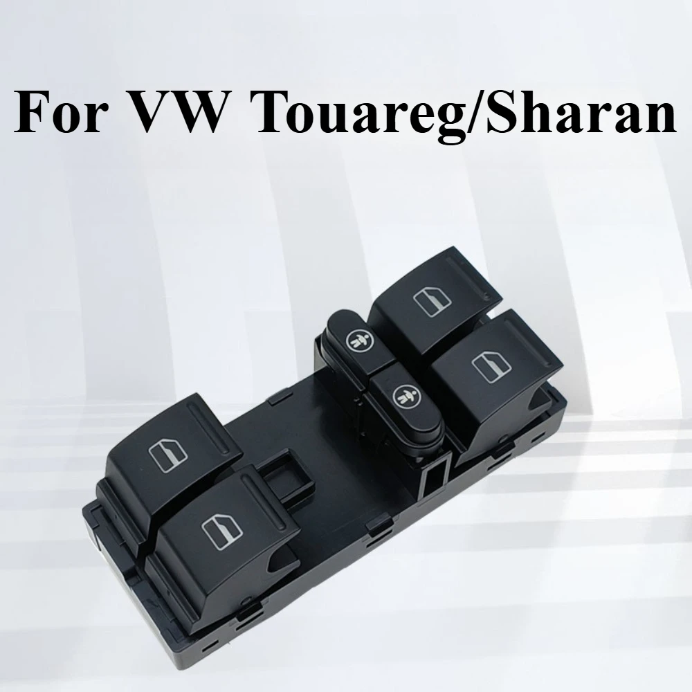 

For VW Touareg/Sharan - Left Front Power Window Switch 7L6959857, OEM Style Regulator Control Button, Plug & Play Replacement
