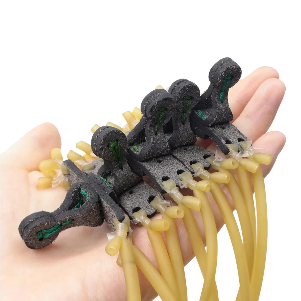 Outdoor HuntingAluminum Alloy Automatic Slingshots  Magazine and High-Elastic Tubular Magnetic Rubber Bands Accessories view 2