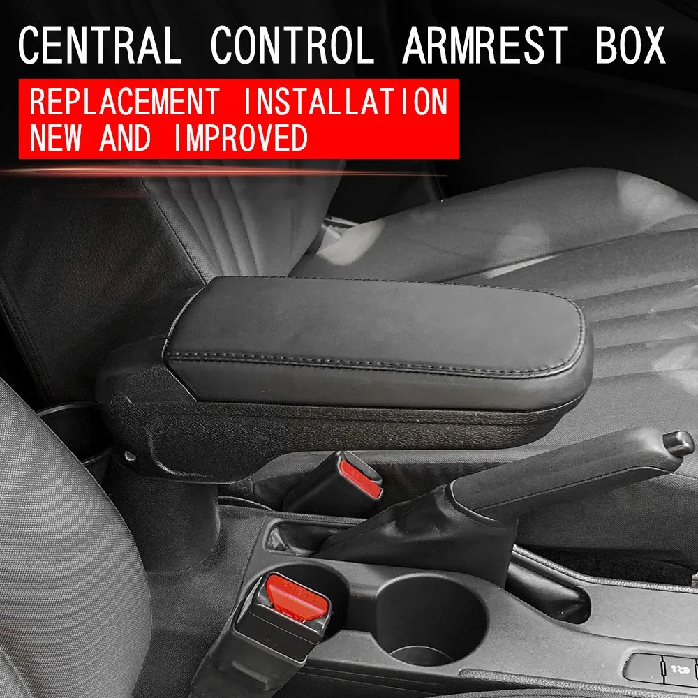 Professional Black Center Console Armrest Box Storage Box Interior Accessories For Toyota Yaris/Yaris Hatchback/Yaris Cross