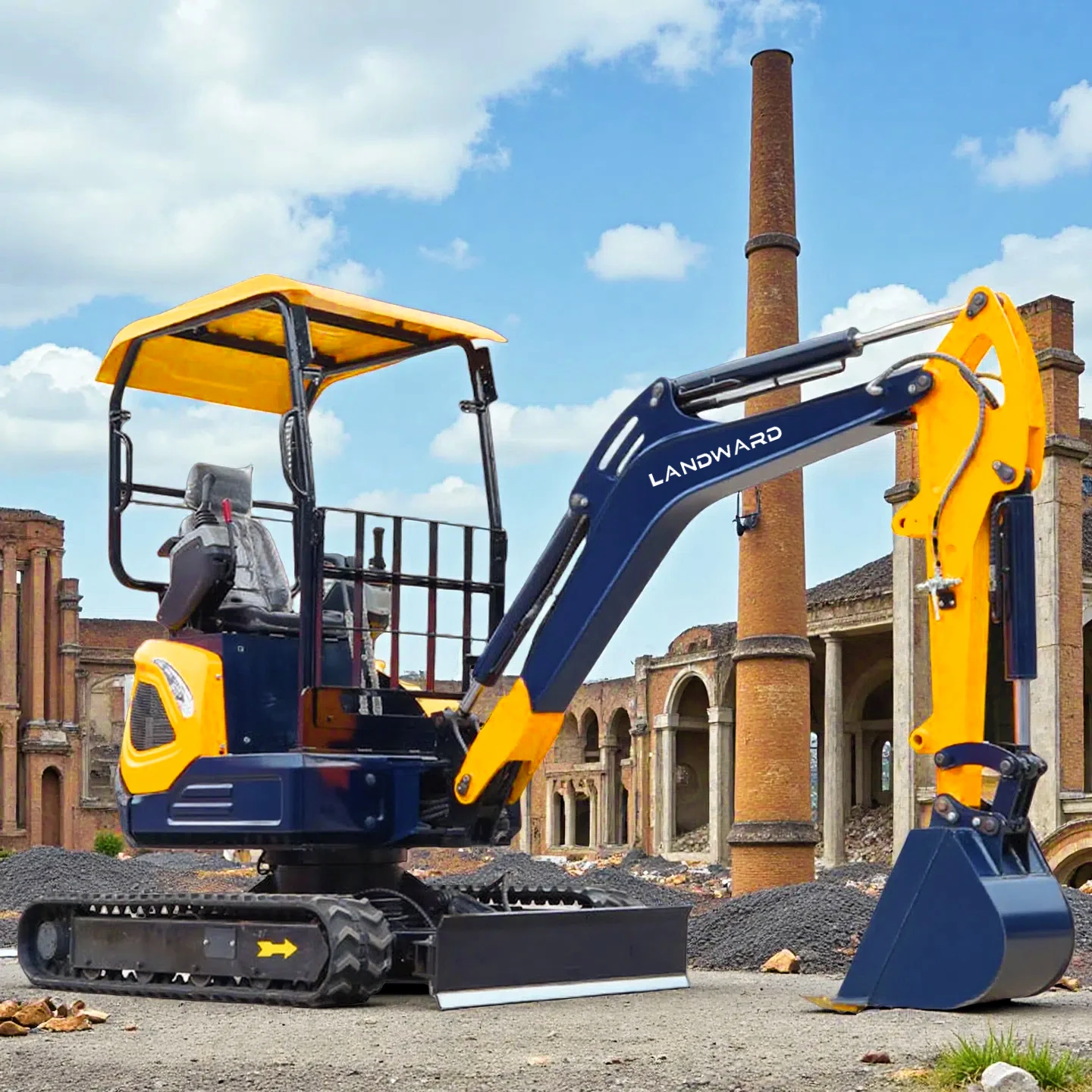 

High Quality Low Price Mini Excavator 2.6 Ton Earth-moving Machinery Small Digger Multifunctional Small Excavator Customized