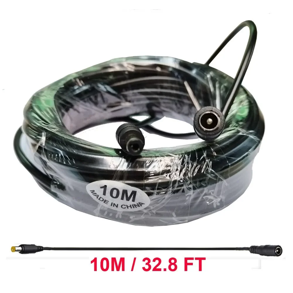 DC 12V Power Adapter Extension Cable 5.5*2.1mm Power Cord Extend Wire 5M Cable For CCTV Suveillance Camera Router NVR