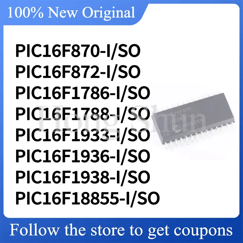 PIC16F870 PIC16F872 PIC16F1786 Phone Case PIC16F1788 PIC16F1933 PIC16F1936 PIC16F1938 PIC16F18855-I/SO