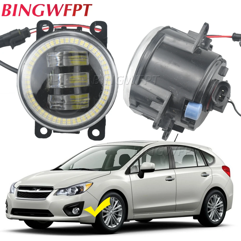 2 X LED Lens Fog Light 30W Car Front Fog Lamp Assembly For Subaru Impreza Hatchback 2011 2012 2013 2014 2015 2016 2017 2018 2019