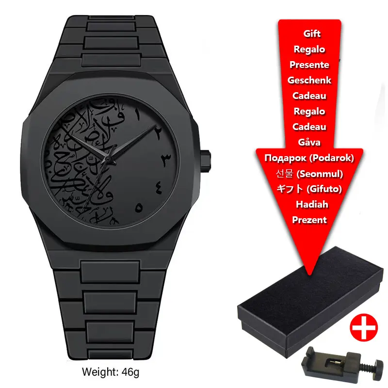 

Leisure Brand Men's Watch Black Particle Plastic Strap Sports Waterproof Quartz Watch for Men, Customizable Logo