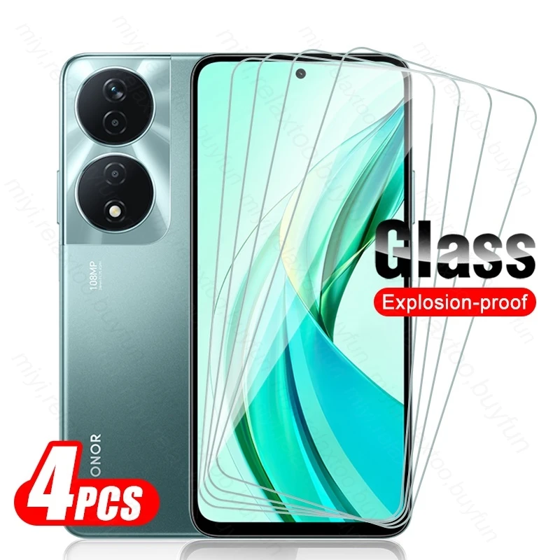 4Pcs Protective Glass For Honor 90 Smart 5G CLK-NX1 6.8