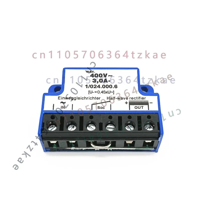 1pcs Replace for MAYR 1/024.000.6 Motor Brake Rectifier 400V 3.0A Half Wave Rectifier Einweggleichrichter