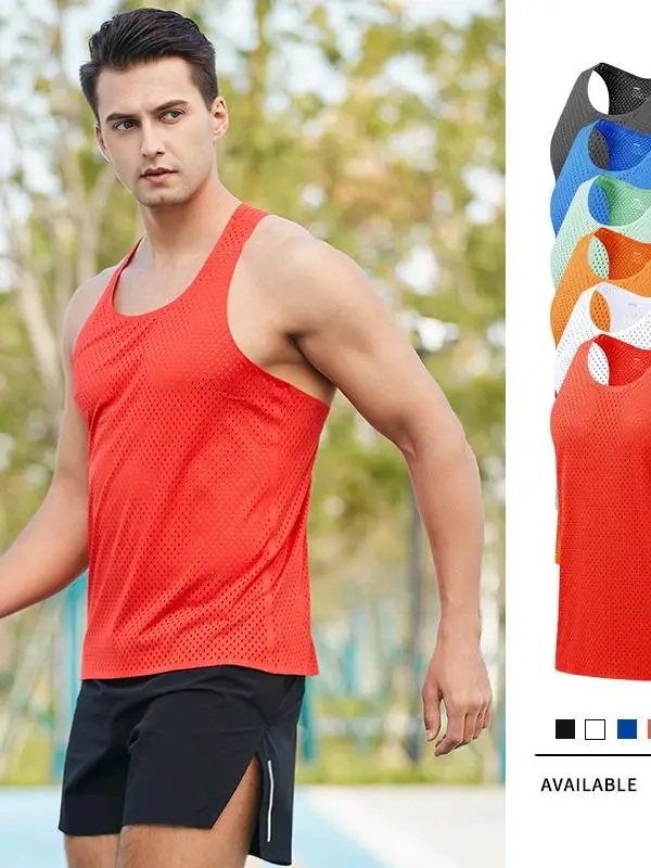 

Marathon Cetition Vest Running Qui Dry Lightweight Me Outdoor Sports Running Vest Breathable Cool Feeling Polyester