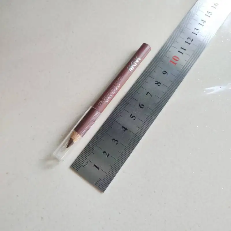 12 stücke Wasserdicht Schweißfest Doppel Verwenden Eyeliner Und Brauen Bleistift Holz Stick Schönheit Make-Up Kosmetische Augen Make-Up Augenbraue Enhancer