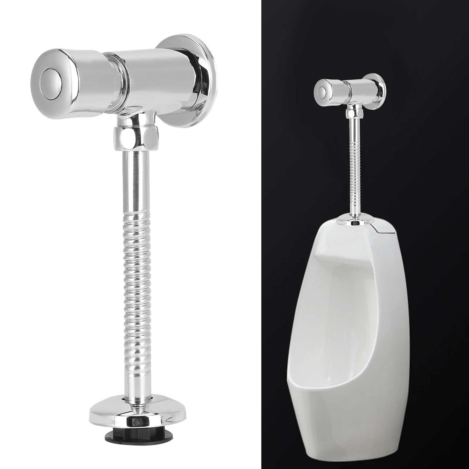 صمام تدفق مبولة للمرحاض متعدد الوظائف ، نوع الضغط اليدوي ، لوازم مرحاض الحمام المنزلي ، ملحقات الحمام