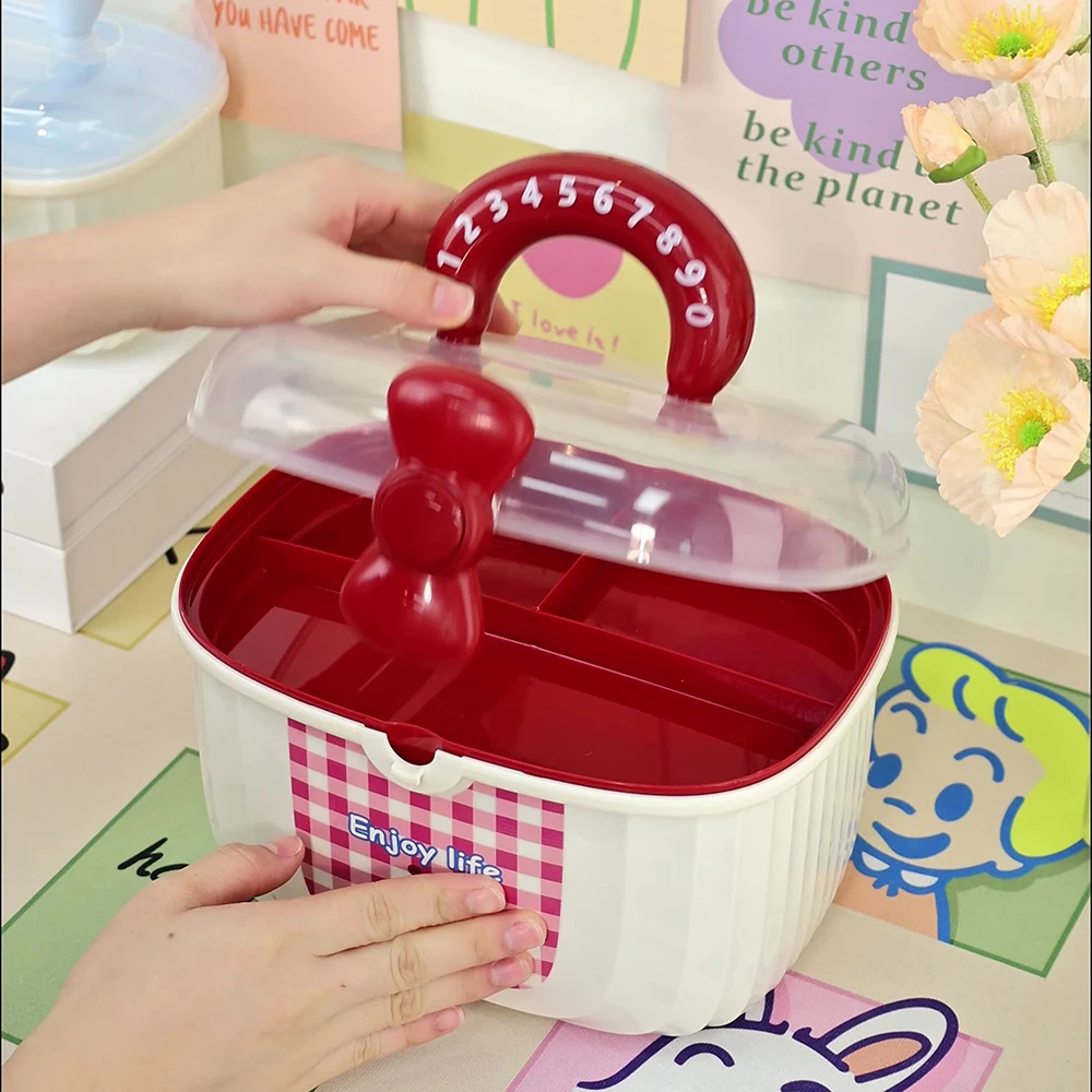 소녀 헤어 액세서리 보관 상자 헤어 타이를위한 휴대용 보석 보관 상자 헤어핀 헤어핀 헤어 활 Scrunchies