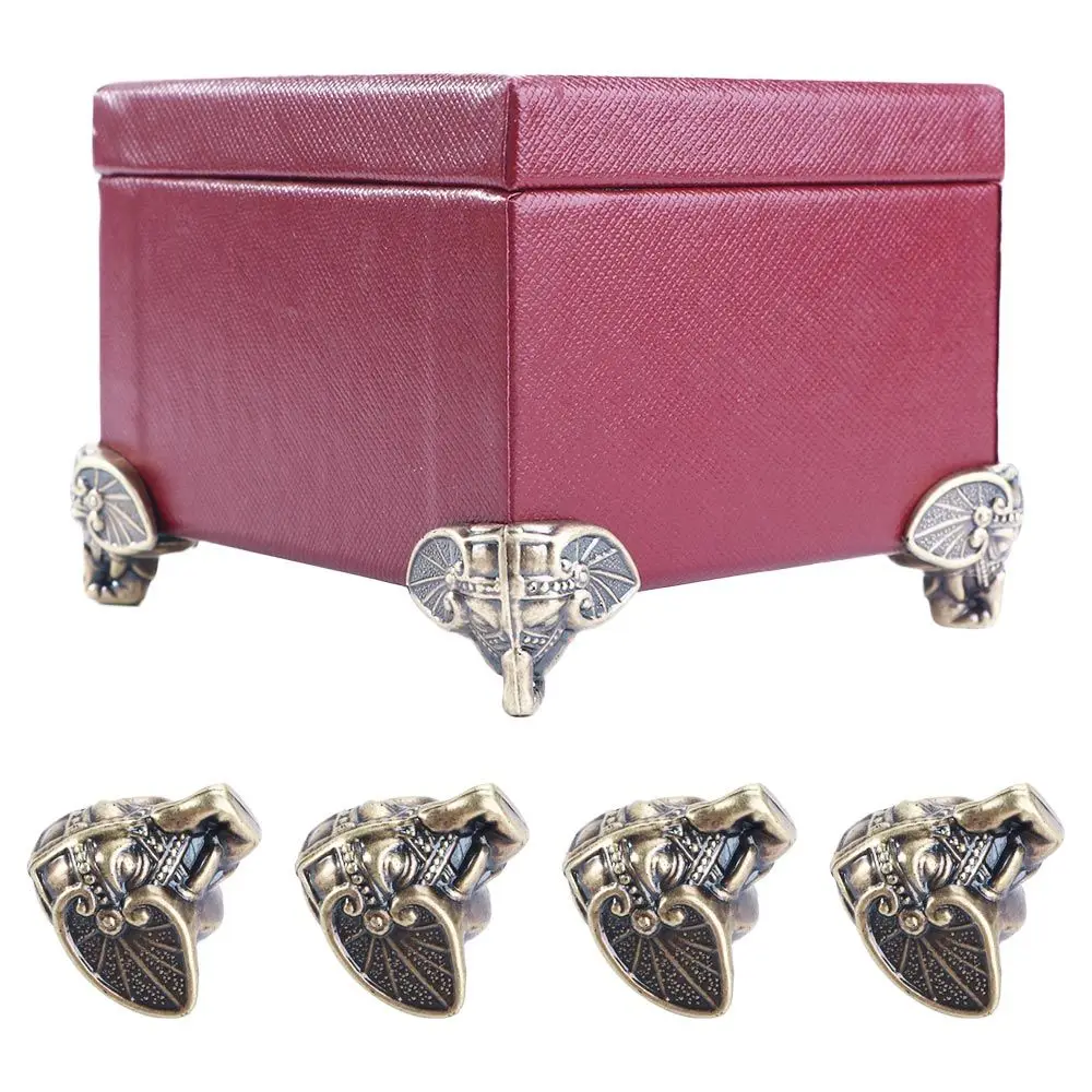 for Cabinets Box Feet Hardware Wine Boxes Table Leg Wood Case Legs Furniture Corner Protector Jewelry Box Feet Corner Brackets