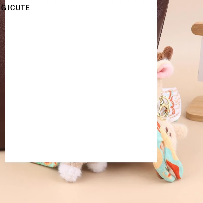 

Pendant Toy Cartoon Chinese Style Dunhuang Flying Cat Cute Plush Nine-colored Deer Keychain Doll Bag Charm Gift