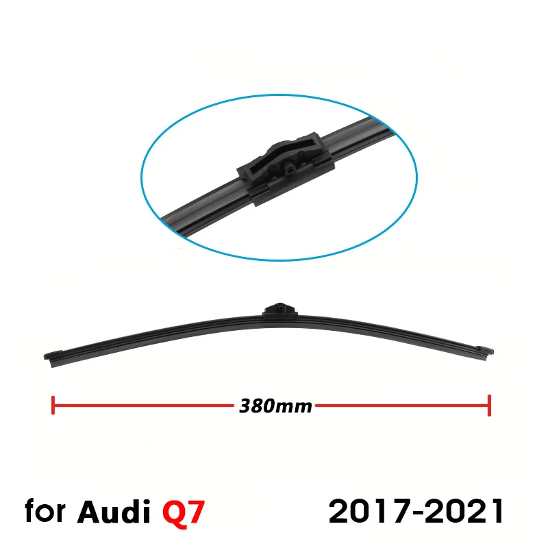 Penyeka Kaca Depan Jendela Belakang Bilah Penyeka Kaca Depan Mobil untuk AUDI Q7 Hatchback 380Mm 2017-2019 2020 2021 Aksesori Otomatis