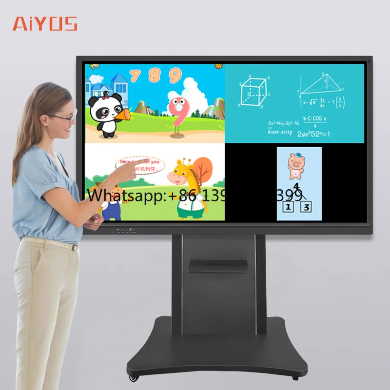 Hot Sale 43 55 65 75 Inch Interactive Smart Board Perfect for School Classroom and Conference Room