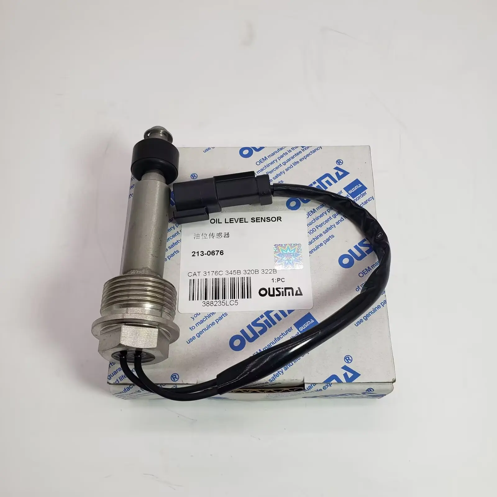 OUSIMA Construction Machinery Parts OIL LEVEL SENSOR 213-0676 for 3176C 345B 320B 322B