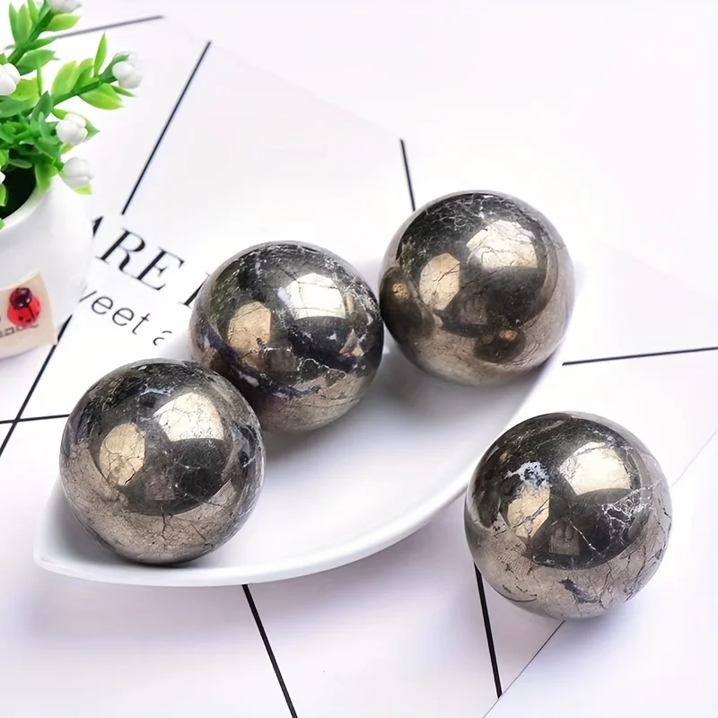 

Pyrite Ball, Stone For gift Home Decoration as a gift for fengshui