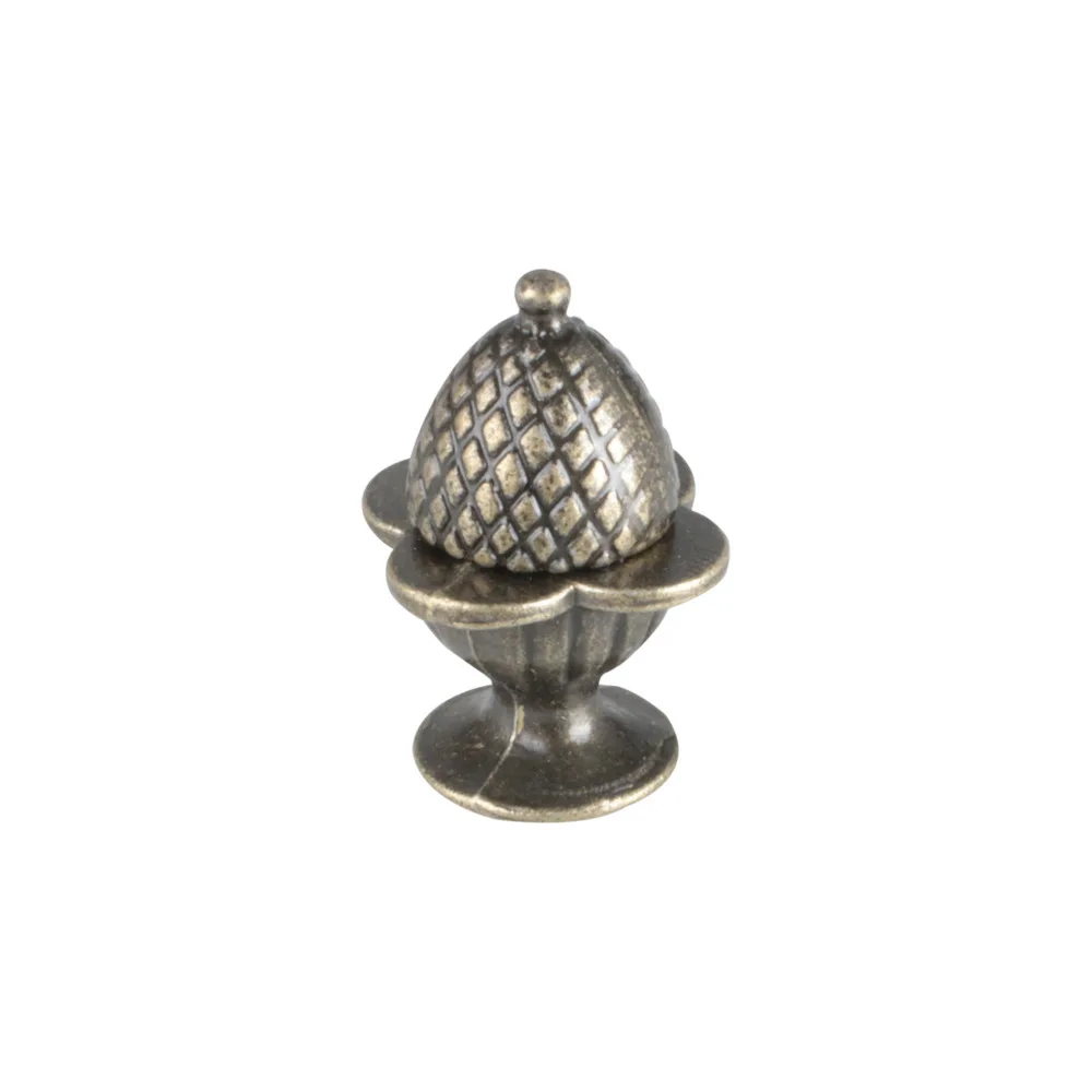 Jingmao new Chinese antique retro strawberry head single hole drawer gift box handle pull ring alloy handle