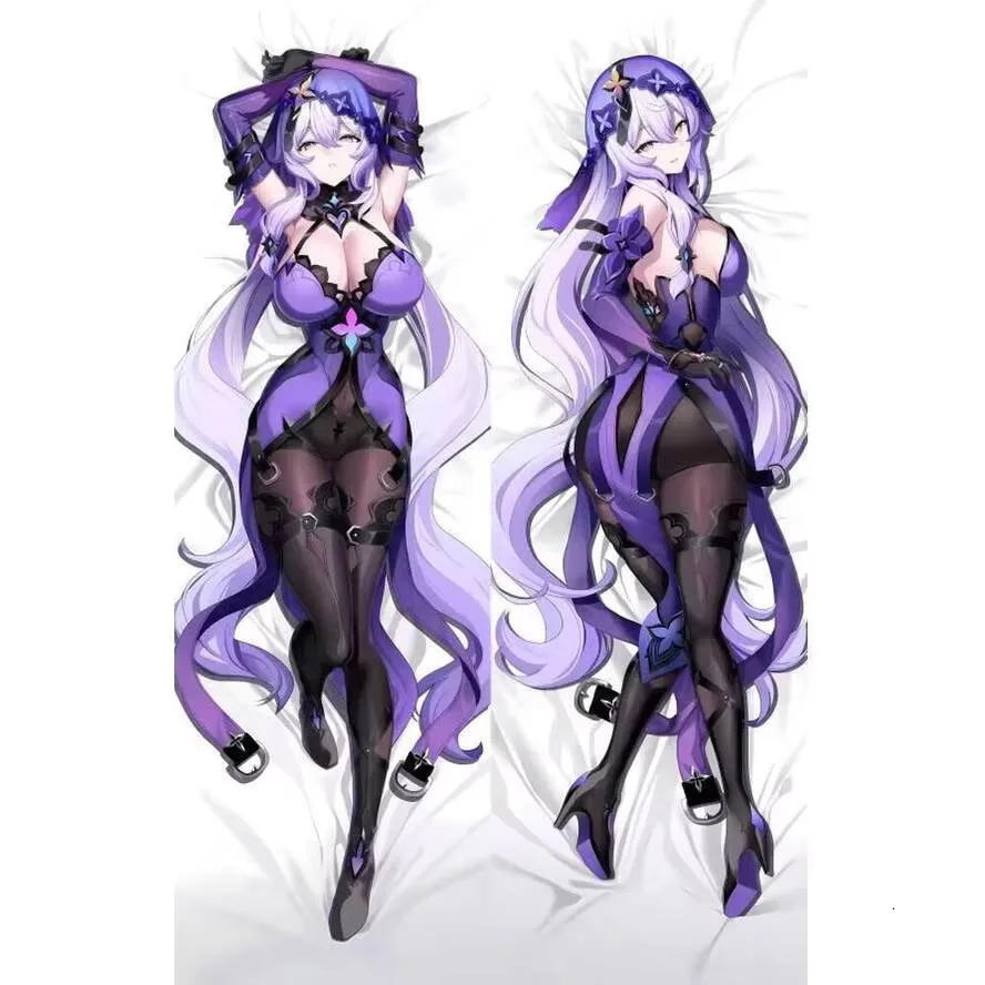 

Star Rail Черный Honkai Swan Dakimakura Длинный шарнир Подарок Аниме Наволочка для тела Чехол Подушка 2Way