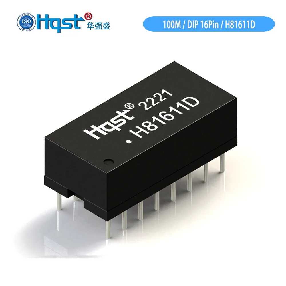 H81611D/H1606dg 100M/DIP16P Network/LAN/Ethernet Pulse/isolation/filter/module/ transformer in Switch/router/hub PCB