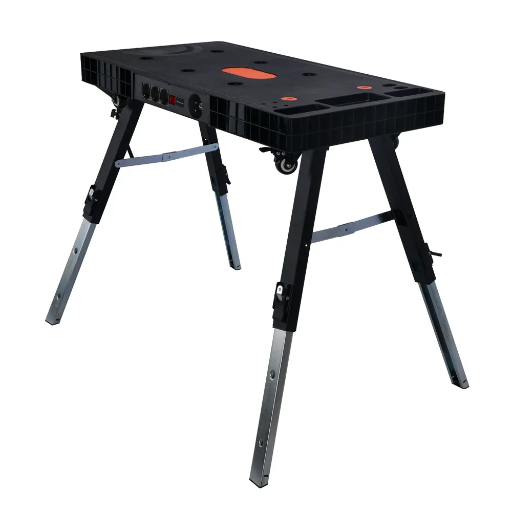 Vertak portable multipurpose carpenter foldable work bench rolling woodworking workbench for home