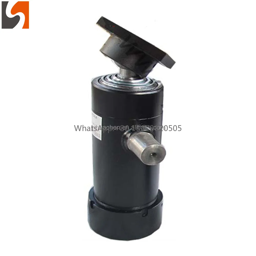 Telescopic hydraulic cylinder for tipping trailer system