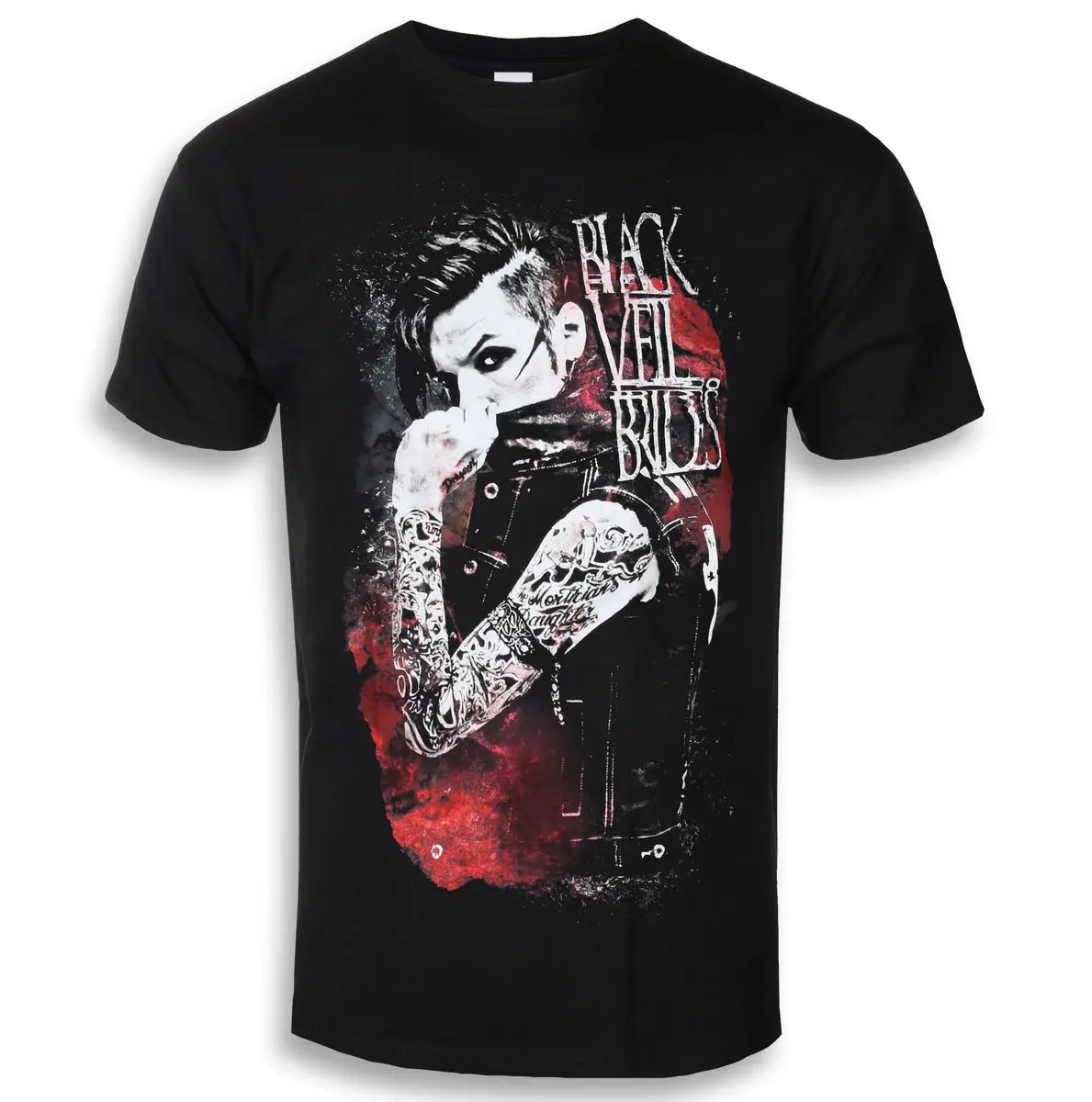 Top Black Veil Brides Graphic Cotton Band T-shirt Unisex Summer Short Sleeve Fashion Brand Tee Luxury Casual Vintage Tees