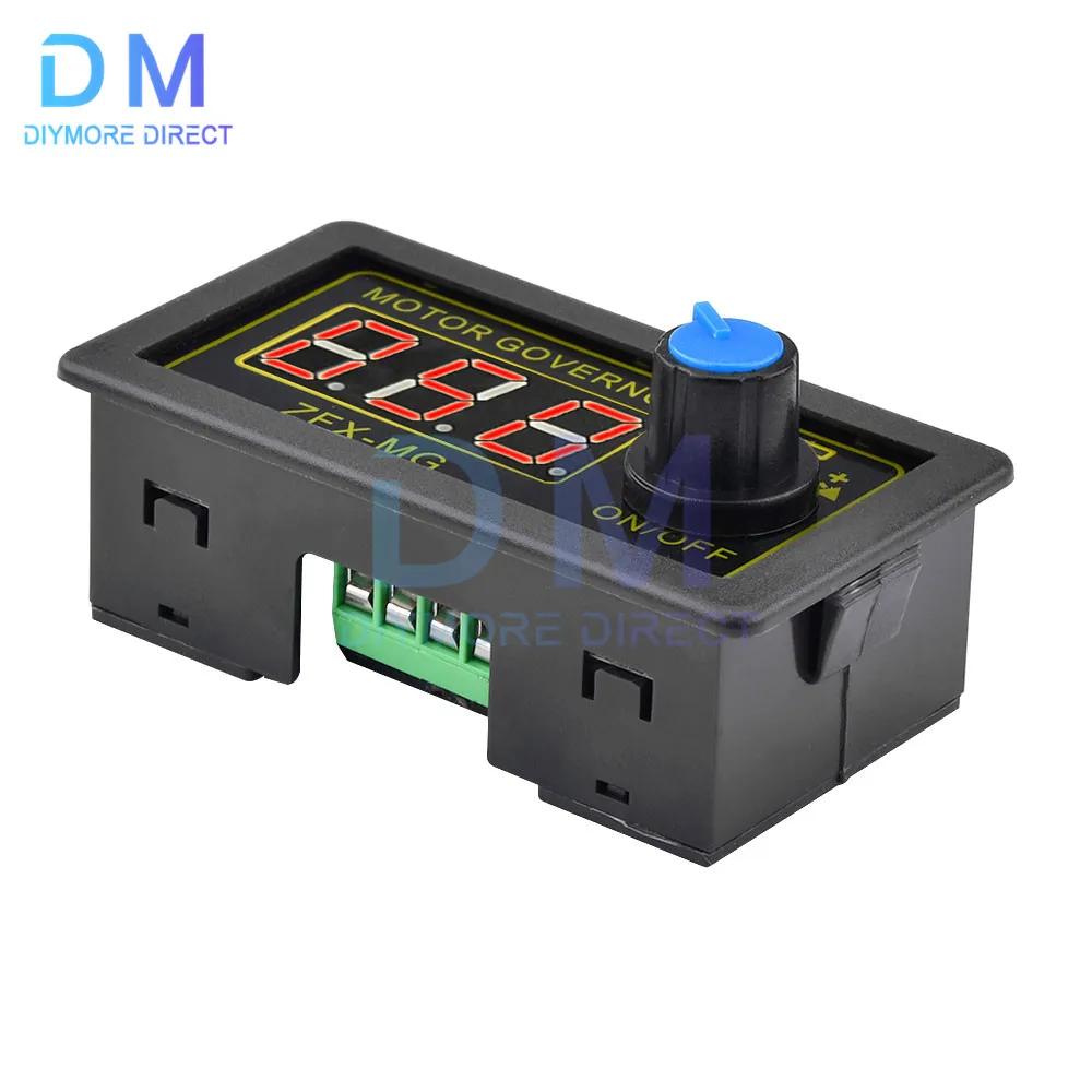 6V 12V 24V 5A PWM DC Motor Speed Controller Digital Display LED Motor Controller Speed Regulator