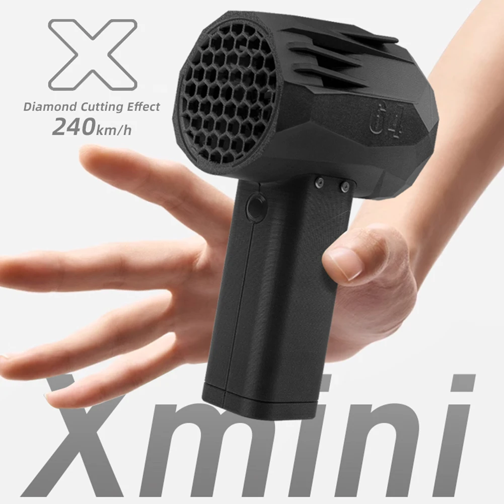 MINI X64 Car Violent Blower Handheld Turbo Jet Fan Brushless Motor High Power Duct Fan Thrust 1400G Wind Speed 240km/h