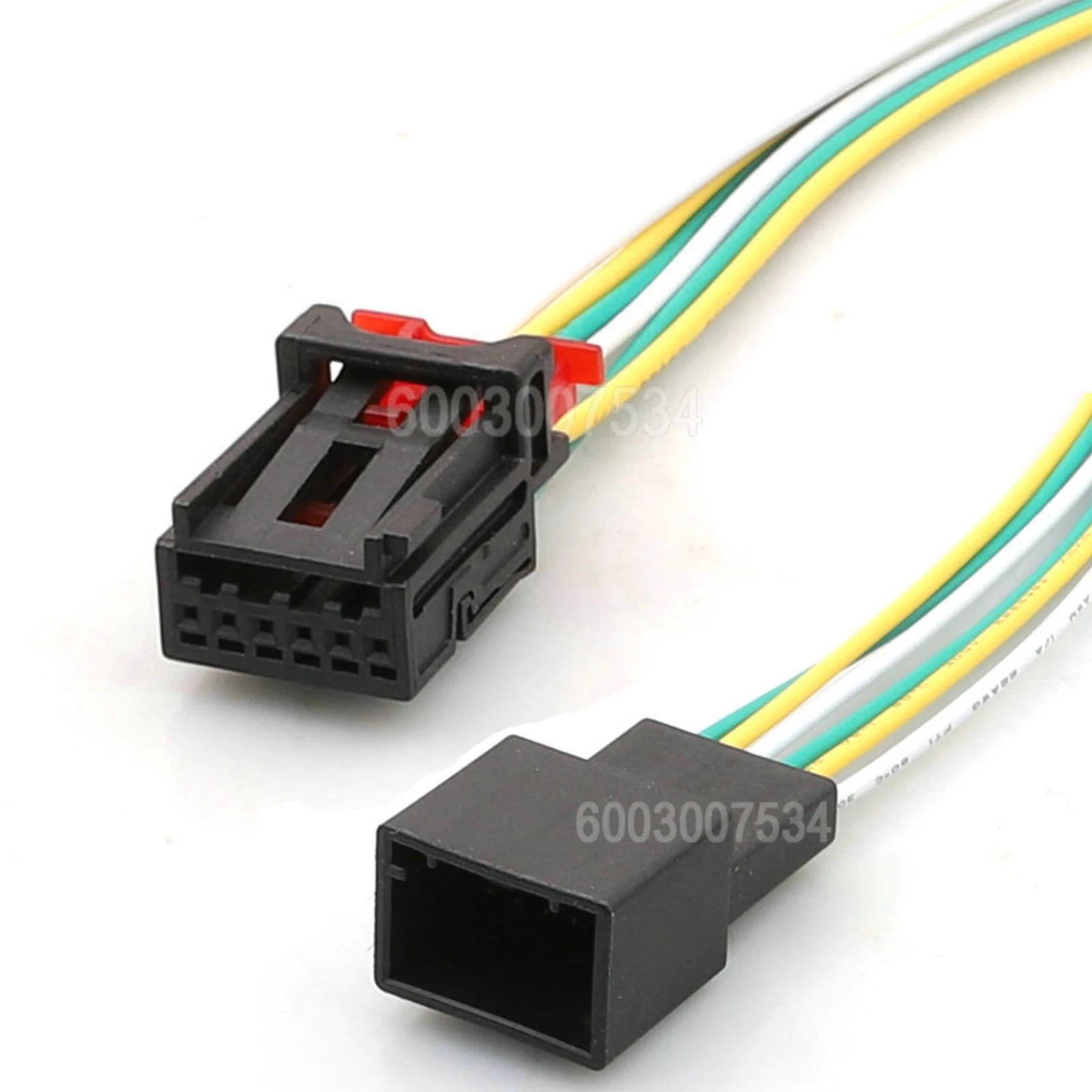 6 PIN Unsealed Car Starter Cable Harness Plug Electrical Male Female Connector for VW Audi 5Q0972706 Automobile Socket