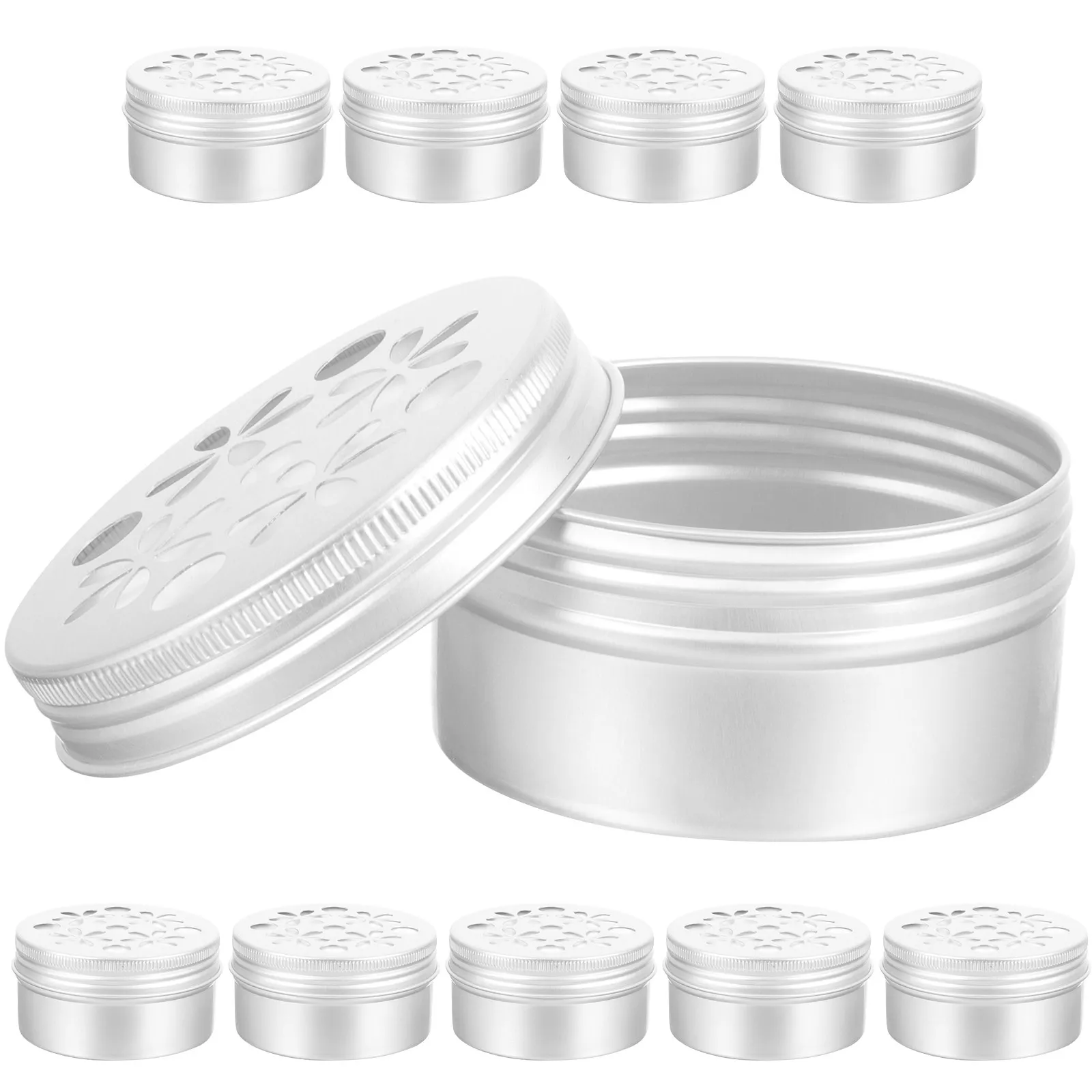 10Pcs Aluminum Dog Scent Training Boxes for Nose Work Sniffing Games Odor Detection Practice Scent Training Kit for Dogs