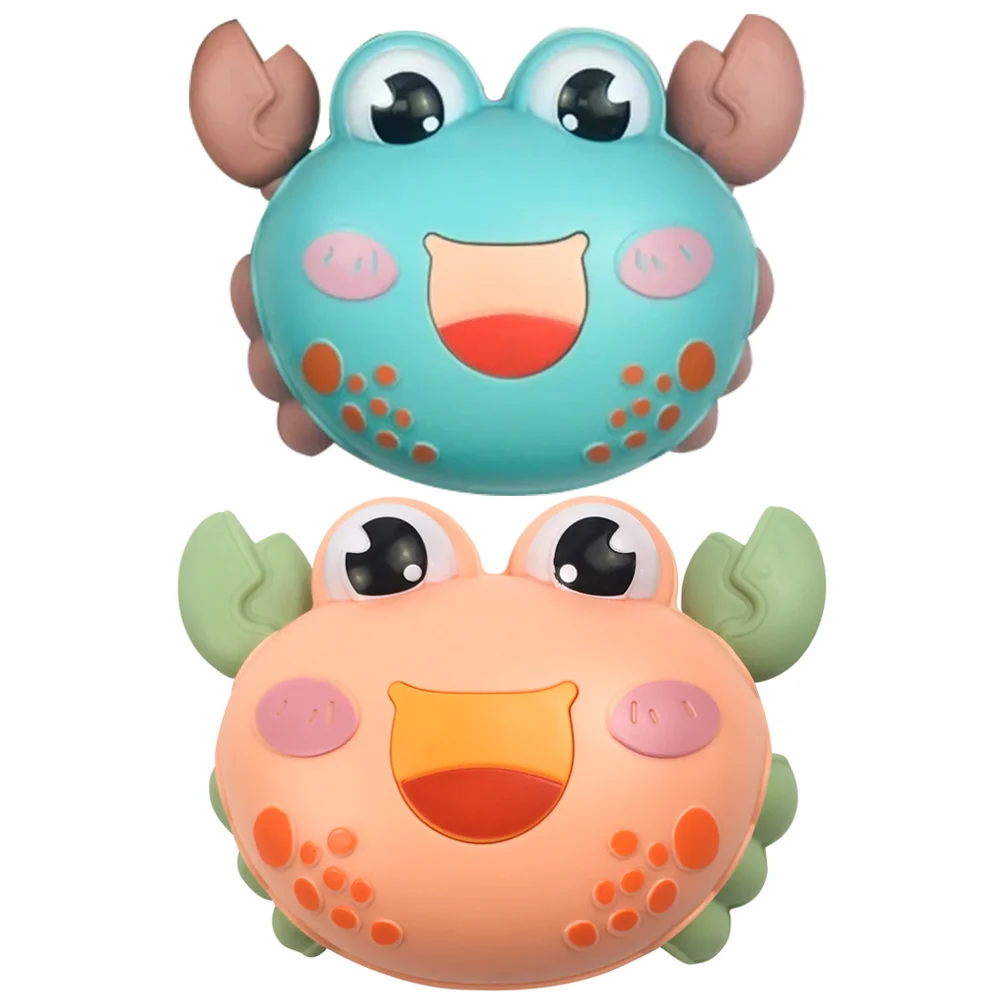 

2 Pcs Crab Toy Educational Kids Inertia Car Baby Animals Back Cars for Early Vehicle Model Shape Playing Preschool Toys