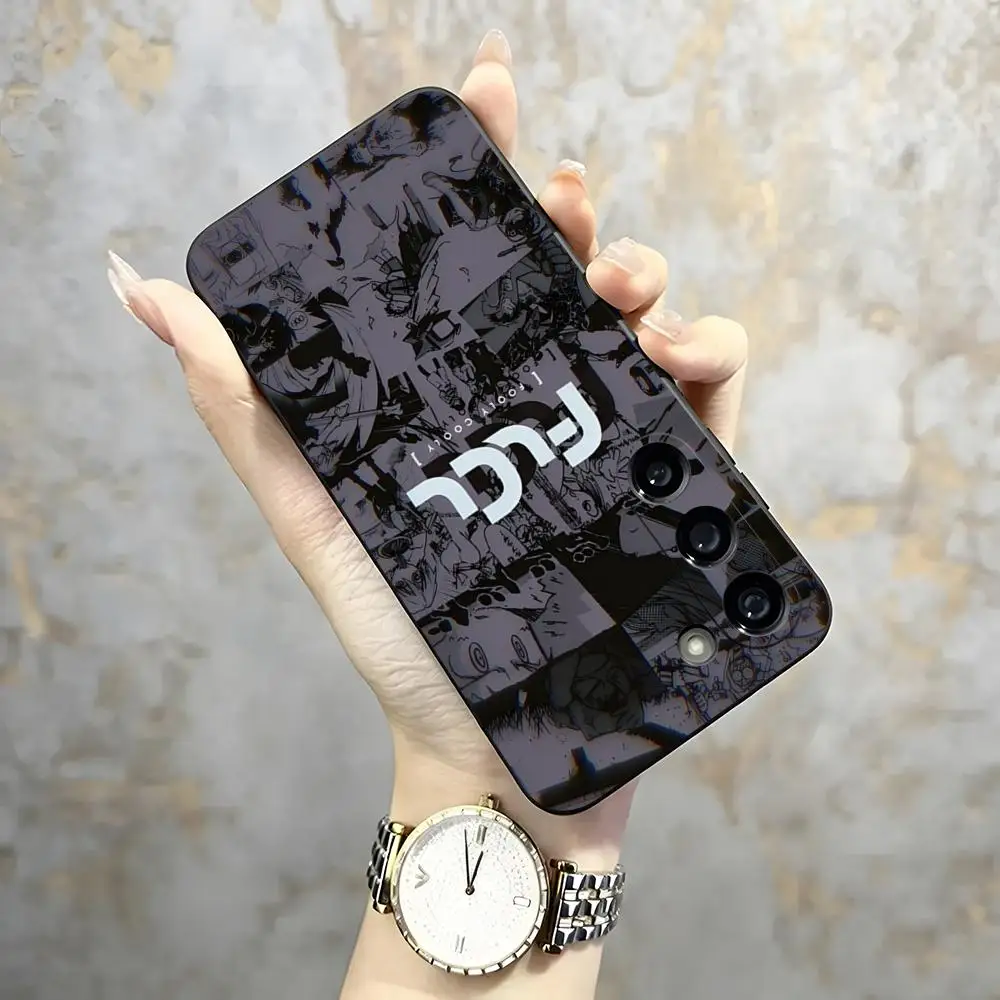 Anime FLCL Phone Case For Samsung S26 Ultra S25 Edge S23 S22 S21 S20 A57 A37 A17 Plus S24 Fe Cover