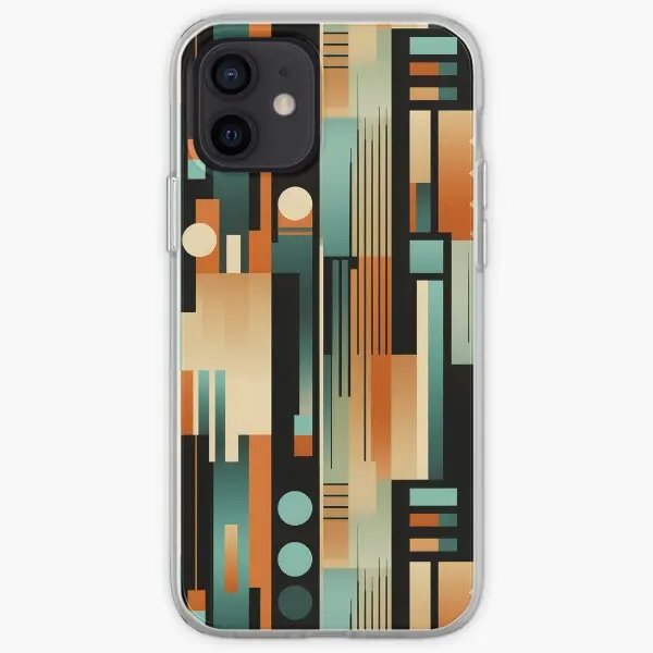 Frank Lloyd Wright Inspired Mcm Design I  Phone Case Customizable for iPhone 6 6S 7 8 Plus X XS XR Max 11 12 13 14 Pro Max Mini