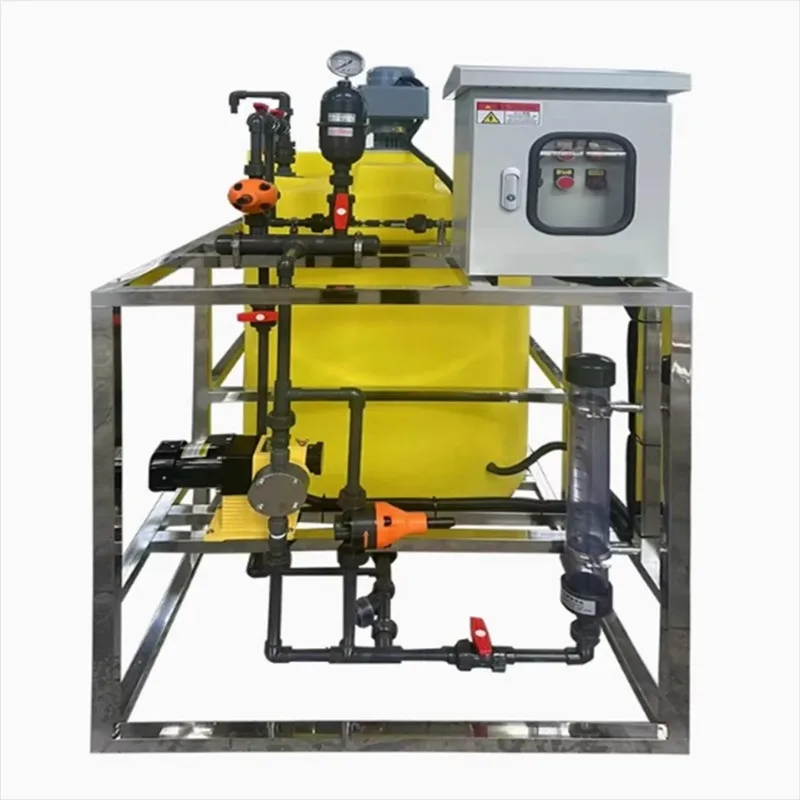 Chemical metering device Polymer metering system Machine pressure vessel Wastewater treatment tank Metering pump system